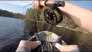 Fly Fishing From A Kayak In Search For Slab Crappie