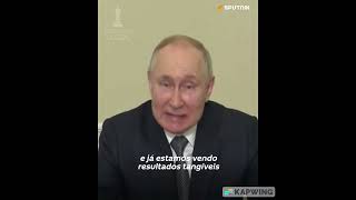 Putin inaugura sistema de transporte na nova república russa de Donetsk