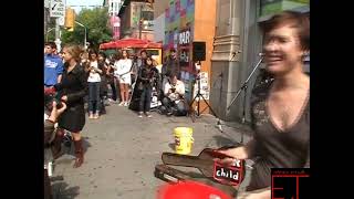 Raine Maida International Peace Day Busking For Change  Toronto Ont 09/21/2010 pt.2 of 4