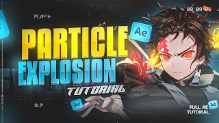 Particle explosion in After Effects (Trapcode from) | AMV Tutorial