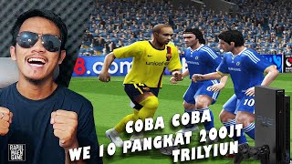 #COBACOBA Nyobain maen WINNING ELEVEN 10 PANGKAT 200JUTA TRILYIUN WKWK | WE 10 PANGKAT PS 2 GAMEPLAY