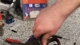 Rekeyed Horse trailer hitch lock