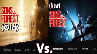 Sons Of The Forest v1.0 Main Menu & Theme Song Vs. Early Access Version (New Vs. Old)