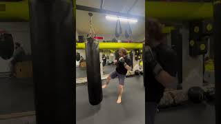 Heavy bag work