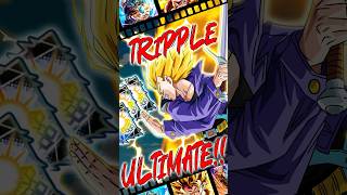 TRIPPLE ULTIMATES FOR TRUNKS!? LF Trunks Zenkai Showcase | Dragon Ball Legends PVP