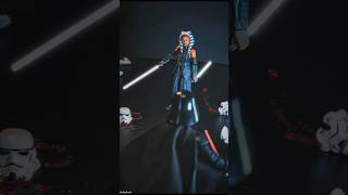 OMG Ahsoka can cut heads 😱 ! toy photography Star war #toyphotography #starwars