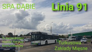 SPA Dąbie, linia 91 - Solaris Urbino 12 IV #2818