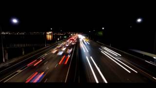 Auckland City and the Northern Motorway - Time-lapse