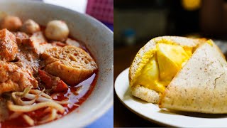 柔佛找吃 地道美食与时尚味道 Johor Find Eat looking for authentic Laksa Curry & Moden vs Moden Toast Malaysia