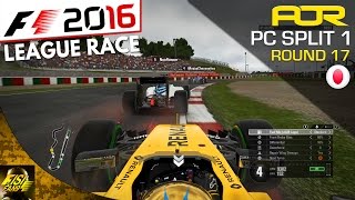 F1 2016 | AOR PC League Race (Split 1): Round 17 - Japan