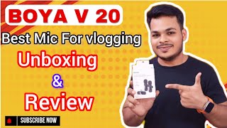 My New Vlogging Mic 😍 | Boya V20 Wireless Mic