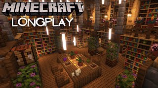 Minecraft Hardcore Longplay - Underground Library (No Commentary) Relaxing Gameplay 1.20.1