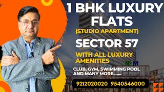 1 BHK Luxury Studio apartment II Sector 57 II Gurgaon II 9212020020