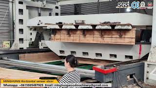 Woodworking Slicing Machinery Horizontal Veneer Slicer for Wood Furniture