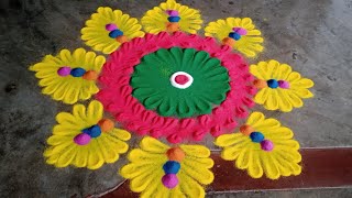 Quick rangoli Design