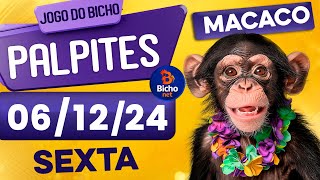 PALPITE DO DIA 06/12/2024 - JOGO DO BICHO 🍀 TODAS AS LOTERIAS 🍀