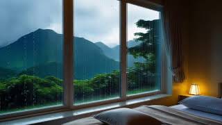 Instant Sleep with HEAVY RAIN And Beautiful Soothing Rain at Night - Rain Forest