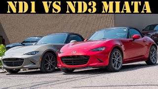 ND1 vs ND3 Miata - Back 2 Back Driving Differences