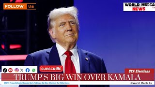 Donald Trump's Big Win Over Kamala Haris// Comeback To White House, Presidential Victory #news