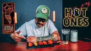 Hot Ones 5 Wing Challenge | THE LAST DAB #StayHome