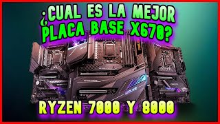 LAS MEJORES PLACAS BASE EN X670 PARA AMD RYZEN 7000