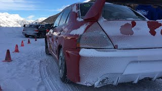 MITZUBISHI EVO 9 ON ICE