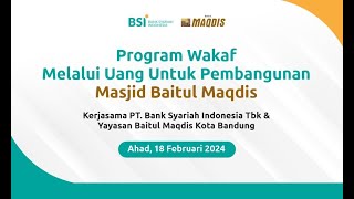 TASYAKURAN PEMBANGUNAN MASJID BAITUL MAQDIS