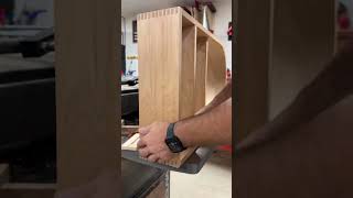 Bent lamination cabinet assembly #woodworking #cabinet #joinery