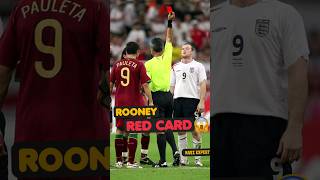 Rooney RED CARD Against Portugal❗️😱#cristiano #cr7 #ronaldo #trending #shorts #viral #fyp #fypシviral