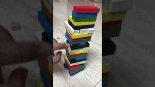 Ultimate Fun Game for Kids | Color Jenga with dice 🎲