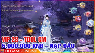 Game Lậu - Kiếm Thế 3D Mobile | Free TOOL GM - Max VIP 28, 5.000.000 KNB, Quà Nạp Đầu