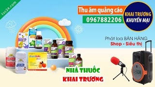 Thu âm KHAI TRƯƠNG Nhà thuốc Bình Nguyên MC đọc cực Hay