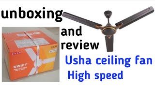 Usha ceiling fan unboxing | Usha fan | Usha ceiling fan | Naresh Kumar