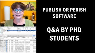 Publish or Perish Demo - Q&A on features