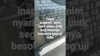 motif pagar segi enam