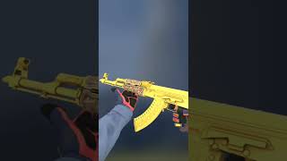 Mundo Das skins. Ep. Ak-47 Gold Arabesque com 4 V$m holográfico. #cs2 #csgo #skinscsgo #ak #gold