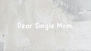 God is your strength mama (single parenting is hard)