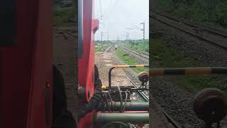 TVS MECHANIC Engine Train Fast Time  journey Farakka to Dhuliyan #crossing #shorts #video