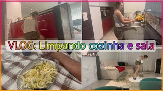 VLOG: LIMPEZA DA COZINHA E SALA I #veda9 I Bruna Rodrigues