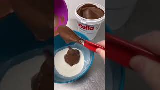 Big Nutella Bucket Cookies ASMR #shorts