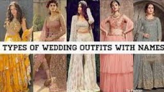 types of weeding outfit ideas with names