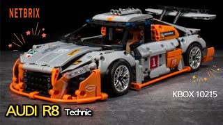 AUDI R8 Technic Brick - Speed Build Review ⚡️ KBOX 10215 아우디 R8 테크닉