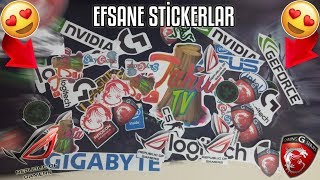 EFSANE STİCKERLAR | MSİ | ASUS | GIGABYTE | ÇEKİLİŞ !