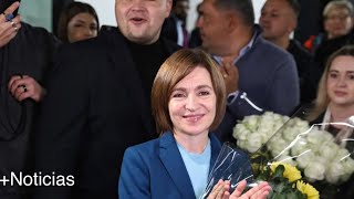 Presidenta Sandu proclama victoria en elecciones de Moldavia