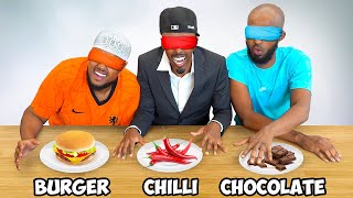 Guess The Food Challenge Ft Chunkz & Darkest man