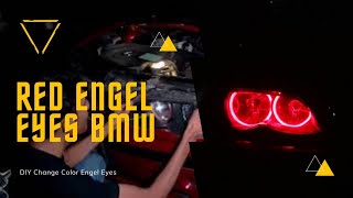 Red Engel Eyes On  #BMW #E46