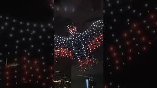 Drone light show | Eagle flying | ட்ரோன் ஒளி நிகழ்ச்சி - கழுகு #youtubeshorts