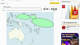 naming the countries of oceania