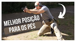 A posição dos pés no Tiro!