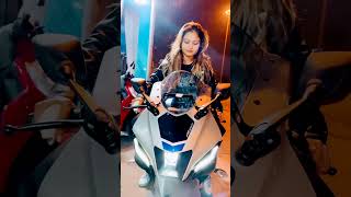 Yamaha YZF R15 V4 With Lady Biker Sanjana